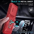 thumbnail image 5 of LeYi for S24 Plus 5G Case, Galaxy S24 Plus Case with Slide Camera Cover, 360 Full Body Military-Grade Phone Case with Kickstand for Samsung Galaxy S24 Plus, Red, 5 of 7