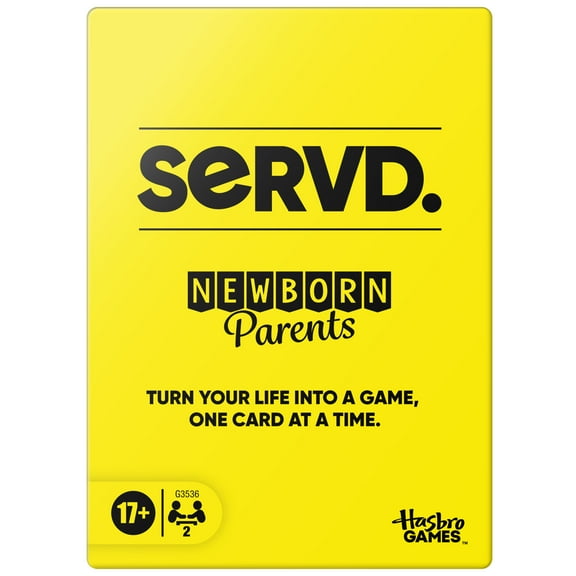 SERVD Newborn Parents Edition Game, Funny Real-Life Couples Card Game for New Parents