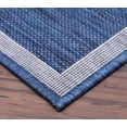thumbnail image 4 of Trellis Diamond Rug - 7 ft. 10 in. x 10 ft., Midnight Blue, Indoor/Outdoor Contemporary Rug, Fade Resistant, Water Proof Rug | Accent Area Decor Rugs, 4 of 8