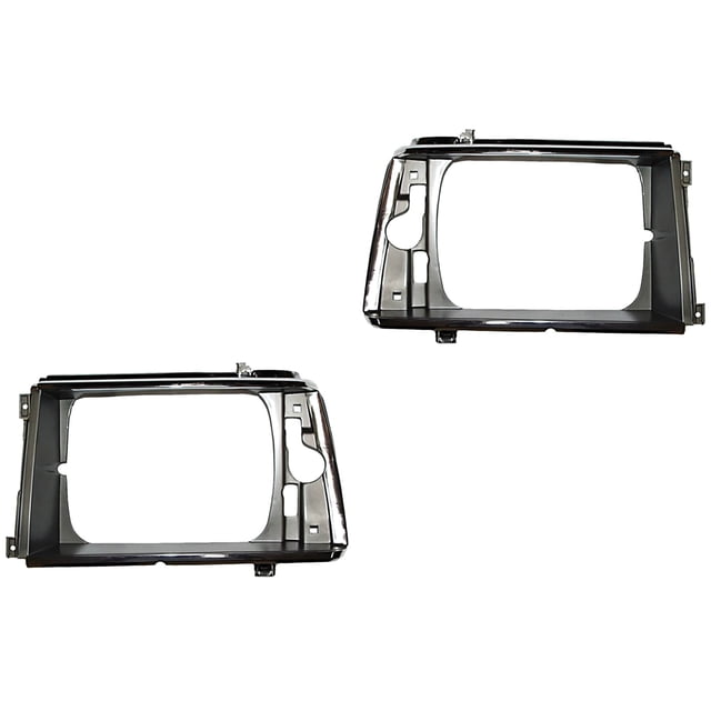 2 Biseles Para Faro Generica Tsuru 1987 Nissan Cromado