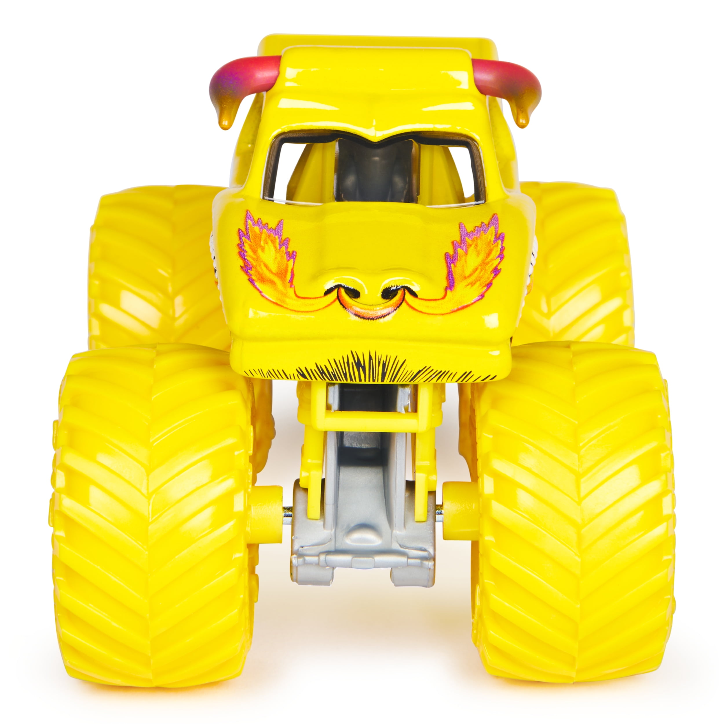 Monster Jam, Official Zombie Vs. El Toro Loco Die-Cast Monster Trucks, 1:64 Scale, Kids Toys for Boys Ages 3 and up