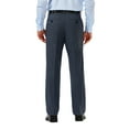thumbnail image 3 of Haggar Men's Cool 18® Pro Heather Solid Flat Front Pant Classic Fit HC00236, 3 of 6