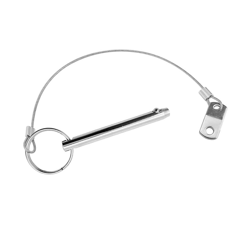 Bimini Top Quick Release Pin 5/16inch Stainless Steel with 240mm Lanyard Bimini Top Quick Release Pin 5/16inch Stainless Steel with 240mm Lanyard