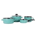 thumbnail image 1 of Batería de Cocina Ekco Acero Esmaltado para Inducción Menta 5 Pzas, 1 of 9