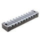 thumbnail image 1 of El tornillo de la posición de la dual 10 del bloque de la tira de terminales de la barrera aisló 600V 25A Soledad Tira de bloque de terminales de barrera, 1 of 8