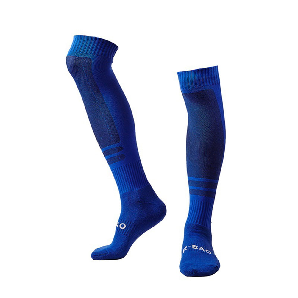 Men Thickening Stockings Knee High Sport Compression Soccer Football ...