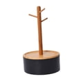 thumbnail image 4 of de Joyería, Soporte de Almacenamiento de Escritorio Simple, Soporte para Presentación de Joyería, Organizador de Joyas para Relojes, Colgantes Negro, 4 of 8