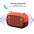 thumbnail image 4 of Altavoz Reproductor de música inalámbrico Caja de altavoz estéreo portátil compatible con Bluetooth 5.0 Mini altavoz de graves, naranja Inevent EL000708-05B, 4 of 7
