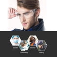 thumbnail image 4 of Safety Goggles Over Glasses (Pack of 3) Medical Goggles eye protection Goggles Shooting Glasses Splash proof Chemical Splash Impact Resistant Enclosed Anti-Scratch Anti-Fog Anti-Dust Anti-UV, 4 of 7