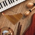 thumbnail image 4 of RENACLIPY 1Pc Portable Bamboo Panpipe 15 Hole Musical Instrument Durable with Fine Workmanship, 4 of 7