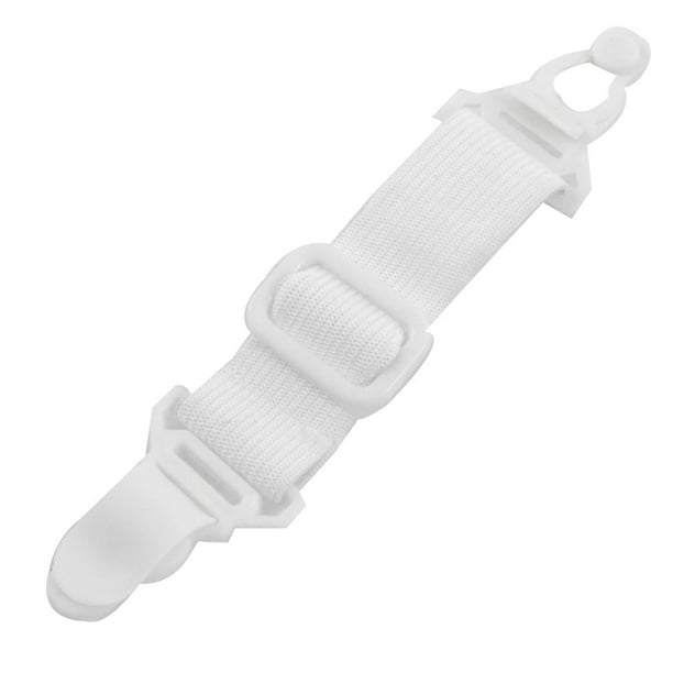 Unique Bargains White Plastic Clips Adjustable Length Mattress Covers