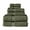 Forest Green, variant on Premium Egyptian Cotton Highly Absorbent Assorted 6-Piece Plush Towel Set - 30" x 55", 20" x 30", 13" x 13"