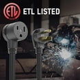 thumbnail image 2 of Cable de extensión para soldador YESWELDER, 15 pies, 250 V, 10 AWG, 2 of 6