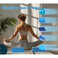 thumbnail image 3 of Yoga Set con Bloques de Yoga y Pelota Pilates y Dos Especies de Ligas de Resistencia para Ejercicio, y Correa para Apoyar, Resistente al Olor y Antideslizante para Yoga, Pilates y Meditación, Azul, 3 of 3