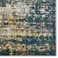 thumbnail image 5 of RUGSOTIC CARPETS MACHINE MADE HEATSET POLYPROPYLENE AREA RUGS - 5'x8', Rectangle, Ivory Blue, Abstract Modern Design, High Pile Machine Made Area Rugs for Living Room, Bed Room (MX0006), 5 of 5