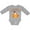 AC-Heather Grey, variant on Inktastic My 1st Thanksgiving Cute Owl in Pumpkin Boys or Girls Long Sleeve Baby Bodysuit