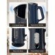 thumbnail image 4 of Hervidor eléctrico Offacy con interior de vidrio de doble pared, 1,5 L, 1200 W, 4 of 6