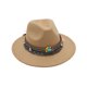 thumbnail image 1 of Minnieouse Gorros coloridos de algodón para niñas y niños, para cualquier ocasión, sombreros de Panamá para niños, protección solar, Sombreros Camello Mediano (56-58cm), 1 of 6