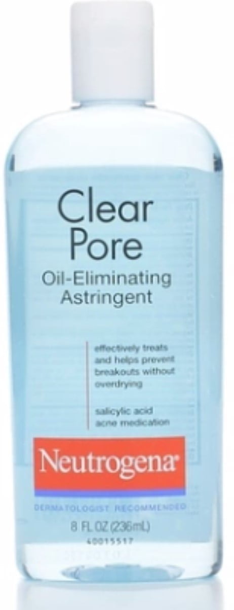 Neutrogena Clear Pore Oil-Eliminating Astringent 8 oz (Pack of 6)