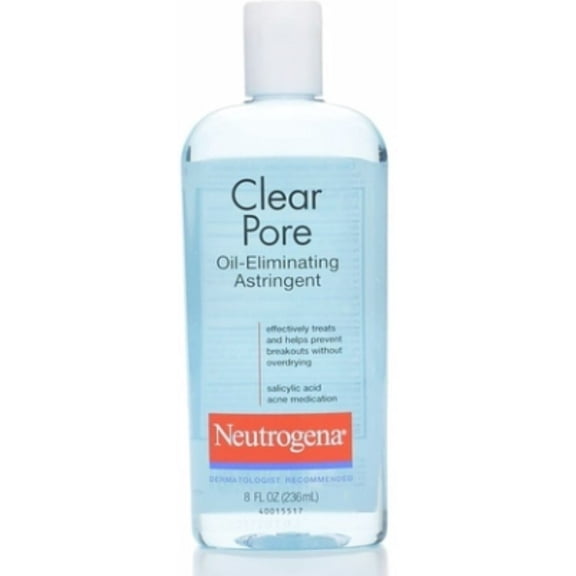 Neutrogena Clear Pore Oil-Eliminating Astringent 8 oz (Pack of 4)