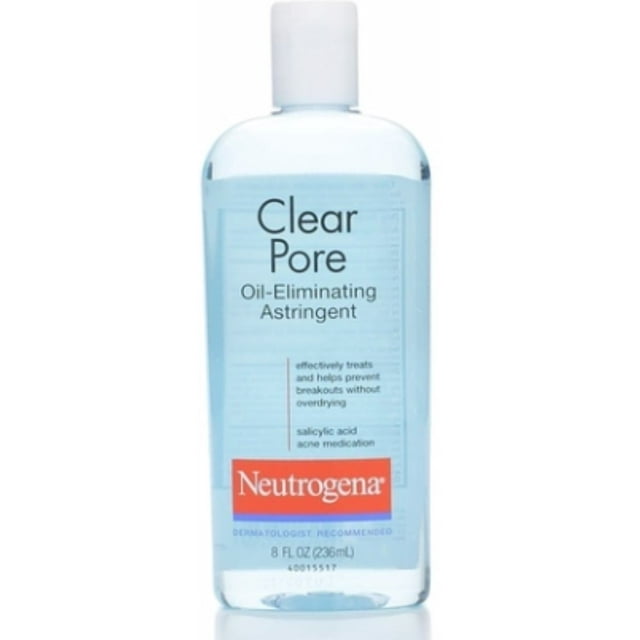 Neutrogena Clear Pore Oil-Eliminating Astringent 8 oz (Pack of 6)