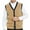 Style1 Beige, variant on Toptie Men's V-Neck Slim Fit Casual Suit Vests-Style1 Gray-XL