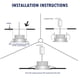 thumbnail image 4 of AC90-265V Downlight, 6000K LED Luz De Techo Para Baños Armarios Calzadas Balcones Pasillos, 4 of 8