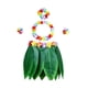thumbnail image 2 of Conjunto de disfraces de actuación con falda de hojas hawaianas, manualidades para fiestas en la playa. do, 2 of 6