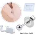 2 Pack Self Ear .. Piercing Gun Earring Disposable .. Piercing Kit No