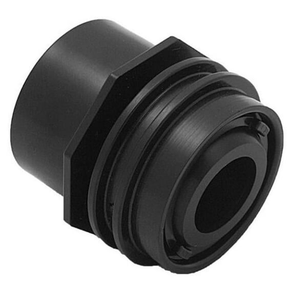 Aqua Star Pool Products AS3305 Flush Mount Aim Flow & Water Barrier - 2 in. Pipe with 1 in. Orifice, Dark Gray