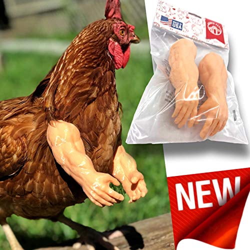 ArmedPet Strong Chicken arms Texas USA Meme Muscle arms 3D Printed