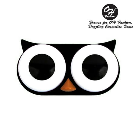 OH Fashion Contact Lens Case Owl style, Black travel case , 1 pc, eyecare , contact lens , contact storage