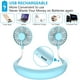 thumbnail image 5 of Ventilador portátil, mini ventilador USB, ventilador de cuello recargable (azul), 5 of 5
