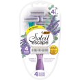 thumbnail image 1 of BIC Soleil Escape Women's Disposable Razors, 4 Blade Razor, Moisture Strip With 100% Natural Almond Oil, Lavender and Eucalyptus Scented Handles, 1 of 4