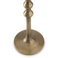 thumbnail image 5 of Signature Design by Ashley Larwick Candle Holder Set of 2, Antique Brass Cast Aluminum Pillar Candle Stands, 5 of 5