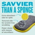thumbnail image 3 of E-Cloth Washing Up Pad, Microfiber Sponge Alternative, Yellow, 1 Pack, 3 of 7