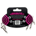 thumbnail image 2 of Ernie Ball 3" Flat Ribbon Patch Cable, White, 3-Pack, 2 of 11