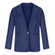thumbnail image 5 of Blazer para mujer, chaqueta lisa con cuello vuelto, abrigo de manga larga, abrigo para mujer, 5 of 9