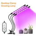 thumbnail image 2 of Lampe de Croissance pour Plantes USB Rouge et Bleue à Spectre Complet, Angle d'Éclairage Réglable, Pince de Bureau, Lampe de Culture pour Plantes d'Intérieur, 5 Niveaux de Gradation, Minuterie 4/8/12 H, 2 of 8