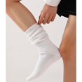 thumbnail image 3 of CoCoMangos Slouch Socks Pack For Women 80s Retro Scrunch Knee High Socks Long Slouchy Stacked Ribbed Boot Socks for Women Girls, 3 of 7