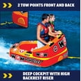 thumbnail image 3 of WOW Sports Bingo 2 Inflatable, 1-2-Person Cockpit Towable Tube, 3 of 5