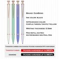 thumbnail image 1 of Retractable Metal Gel Pen, 0.5mm Black Gel Ink Ballpoint Pens, 1-Count (Purple), 1 of 4