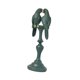 thumbnail image 5 of Adorno de pareja de loros, escultura decorativa, colección, regalo único para inauguración de la casa verde 87x85x27cm, 5 of 9