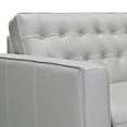 thumbnail image 4 of Benjara 81 Inch Leatherette Sofa with Power Reclining Mechanism, White, 4 of 5