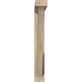thumbnail image 2 of Ekena Millwork 4"W x 26"D x 30"H Traditional Block Rough Sawn Bracket w/ Offset Brace, Douglas Fir, 2 of 25