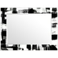 thumbnail image 3 of Empire Art Direct Jam Session Rectangular Beveled Mirror on Free Floating Printed Tempered Art Glass - Clear - 40" x 30", 3 of 9