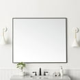 thumbnail image 4 of James Martin Vanities 715-M48-MB Rohe 48" W X 40" H Rectangular Stainless Steel Framed, 4 of 7