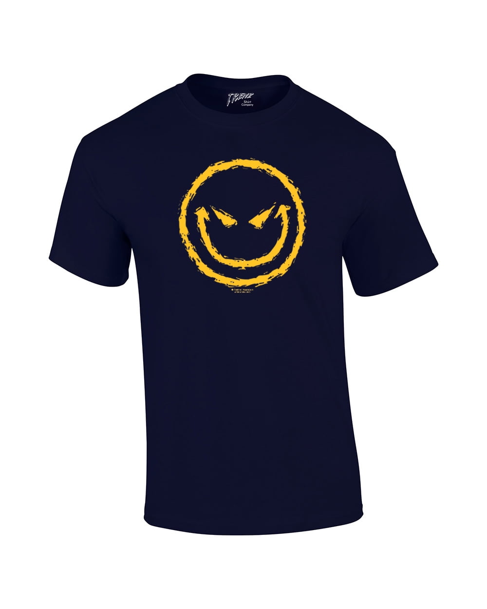 Evil Smiling Face With Yellow Devilish Smile Cool Retro Sarcastic Grin Funny - Bild 9 von 9