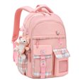 thumbnail image 1 of Mochila escolar para niñas, mochila escolar para niñas, mochilas impermeables con diseño ergonómico, mochila de ocio de moda, mochila para adolescentes para la escuela o de viaje, 1 of 7