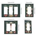 thumbnail image 2 of Yayeee Rocker Switch Wall Plate 1-Gang 4.6"x2.9" Home Decorative Outlet Cover, Green Christmas, 2 of 6